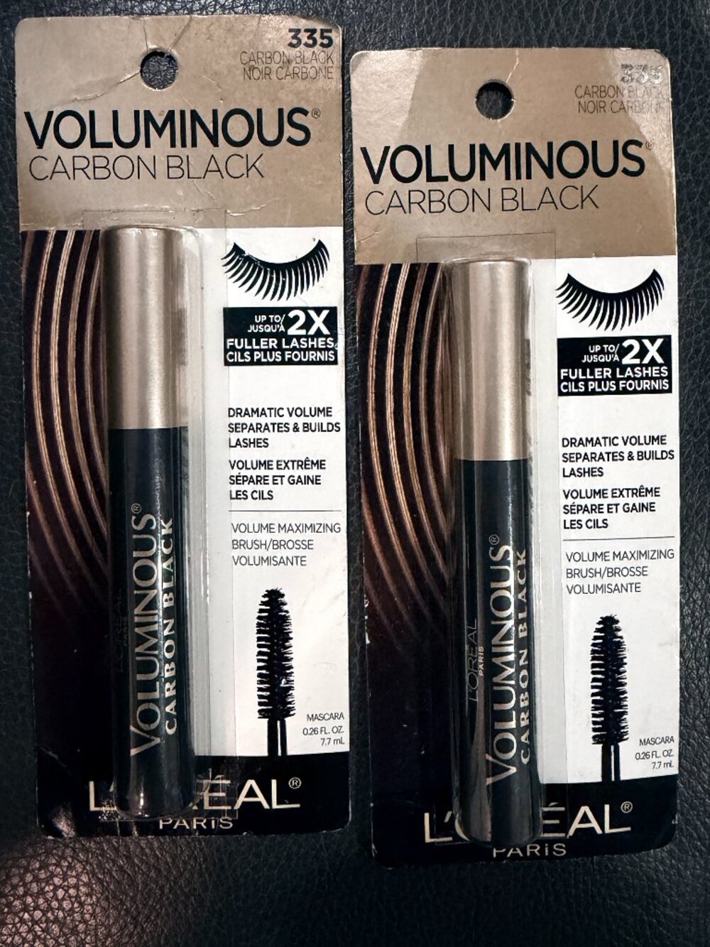 NIB L'Oreal Voluminous Original Mascara Duo - 335 Carbon Black